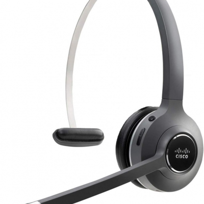 CISCO Headset 561, Wireless Single On-Ear Digital Enhanced Cordless Telecommunications Headset with Standard Base for US & Canada, Charcoal, 1-Year Limited Liability Warranty (CP-HS-WL-561-S-US=)